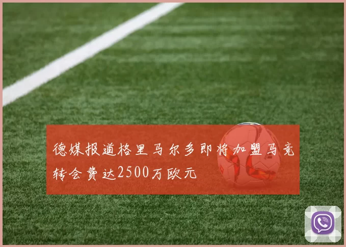 德媒报道格里马尔多即将加盟马竞转会费达2500万欧元
